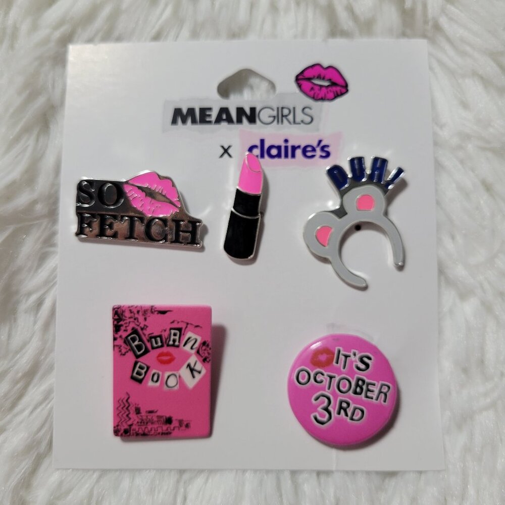 Mean Girls x Claire's Pin Set